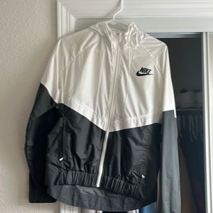 Nike Black & White Windbreaker